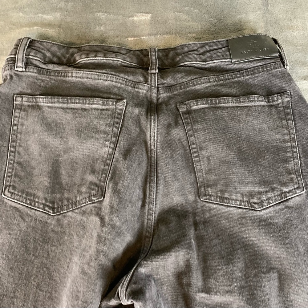 LAUREN JEANS‎ CO Womens Ralph Lauren Classic Straight Leg Black Size 16 - Picture 3 of 12